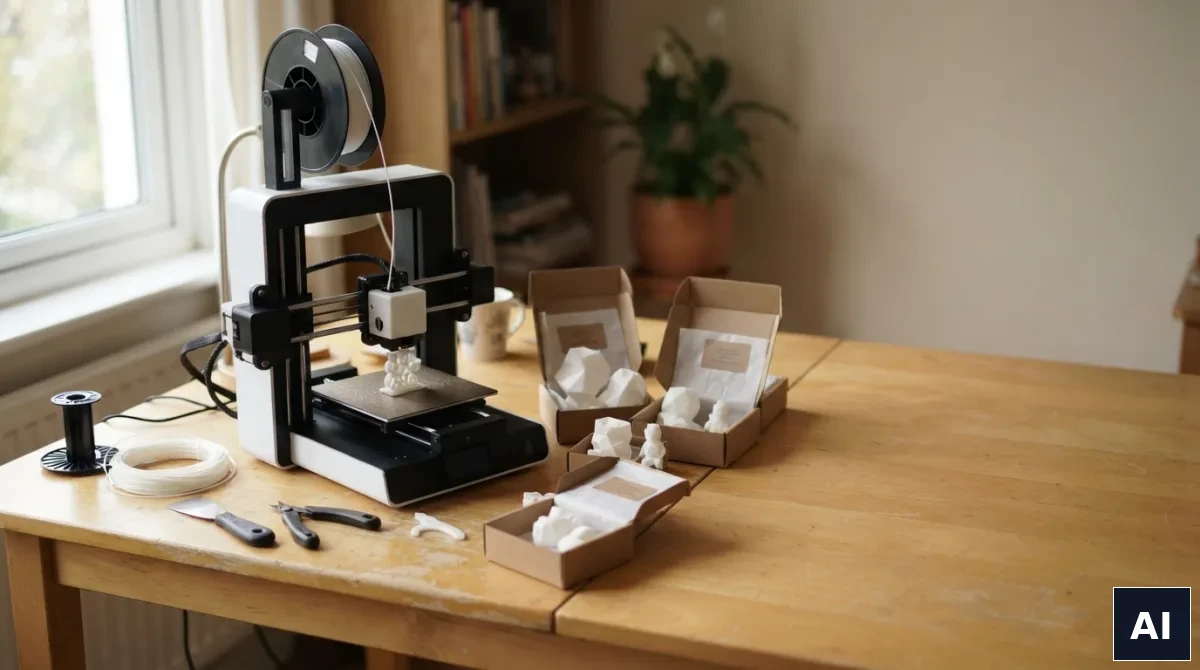 Mała domowa drukarka 3D jako źródło dodatkowego dochodu